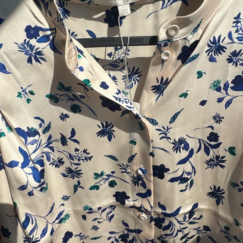 Favorite Daughter The Lauren Top | Pretty In Pink Floral blouse - Picture 5 of 15